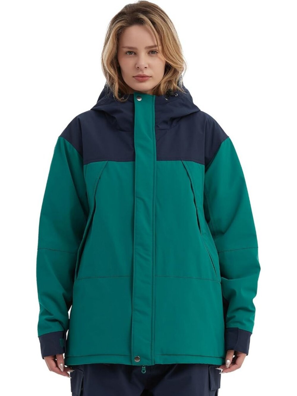 Waterproof Insulated Ski Jacket for Women | Oversized Winter Snow Coat